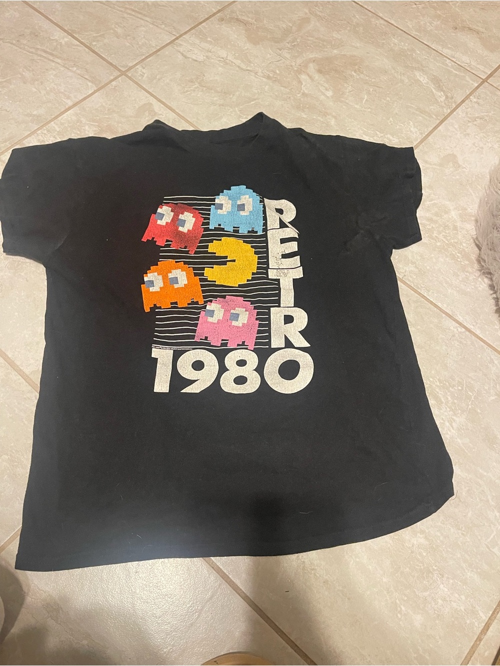 Retro 1980 Graphic Tee - Black